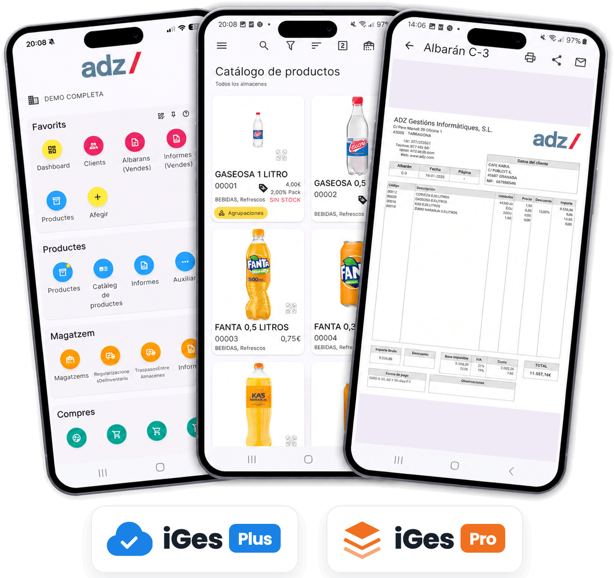 iGes Plus y Pro, gesti&oacute;n comercial en la nube